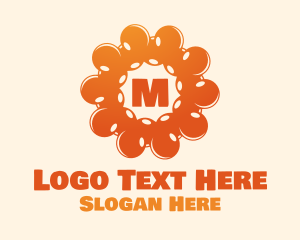 Bubble - Bubbly Sun Lettermark logo design