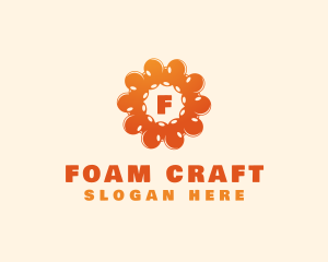 Foam - Bubbly Sun Flower logo design