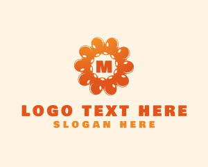 Foam - Bubbly Sun Flower logo design