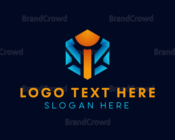 Business Hexagon Letter I Logo
