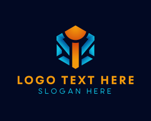 Letter I - Business Hexagon Letter I logo design