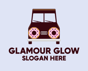 Doughnut Shop - Doughnut Van Delivery logo design