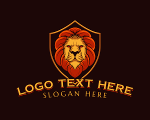 Clan - Lion Shield Clan logo design
