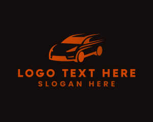 Fast Car Automobile Logo