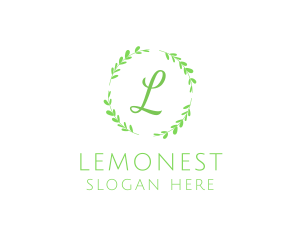 Organic Leaf  Natural Produce  Logo