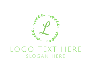 Organic Leaf  Natural Produce  Logo