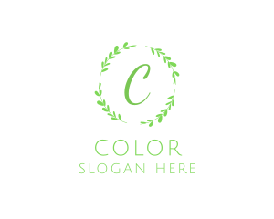 Yoga - Organic Leaf  Natural Produce logo design