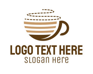 Coffee - Hot Coffee Cup logo design