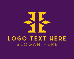 Luxury Elegant Letter H logo design