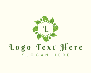 Organic Natural Leaves Logo