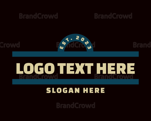 Basic Banner Wordmark Logo