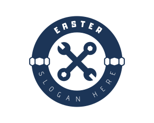 Fixer - Plumber Tools Pipe Emblem logo design