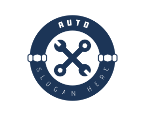 Fix - Plumber Tools Pipe Emblem logo design
