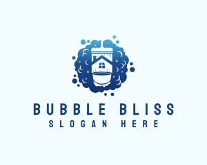 Bubble - Bubble Bucket Housekeeping logo design