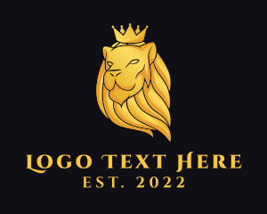Gold - Gold Lion King logo design