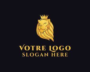 Safari - Feline Lion King logo design