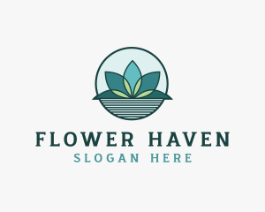 Lotus Flower Wellness logo design