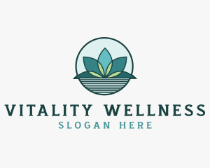 Lotus Flower Wellness logo design