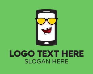 Sunglasses - Smartphone Spectacle App logo design