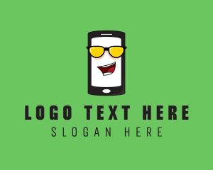 Sunglasses - Smartphone Spectacle App logo design