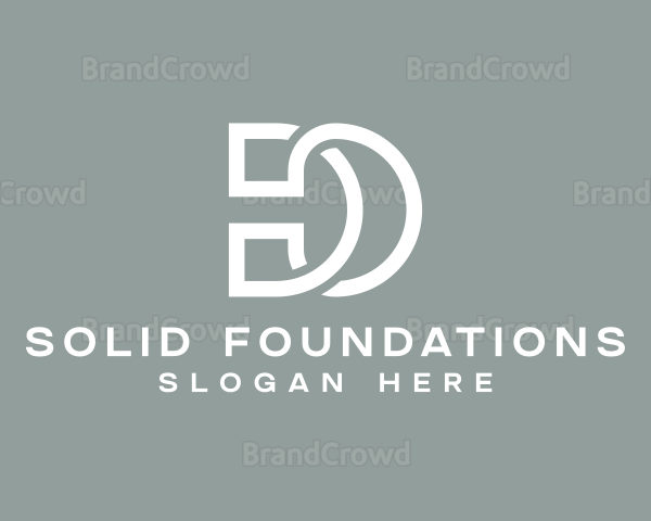 Fashion Brand Company Letter D Logo