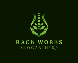 Back - Organic Back Massage logo design