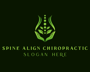 Chiropractor - Organic Back Massage logo design