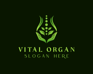 Organic Back Massage logo design