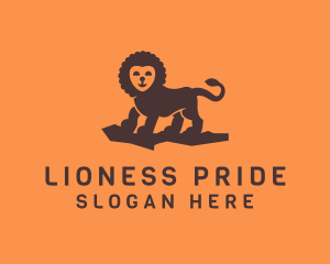 Lioness - Wild Lion Safari logo design