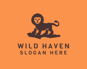 Wild Lion Safari logo design