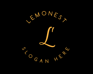 Luxurious Boutique Lettermark logo design