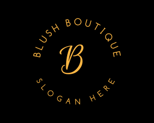 Luxurious Boutique Brand logo design