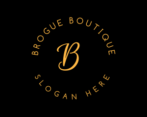 Luxurious Boutique Brand logo design