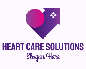 Purple Lovely Home logo design