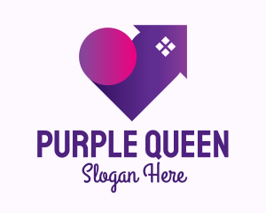 Purple Lovely Home logo design