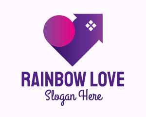 Purple Lovely Home logo design