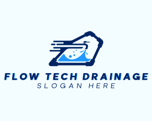 Drainage - Faucet Water Plumbing logo design