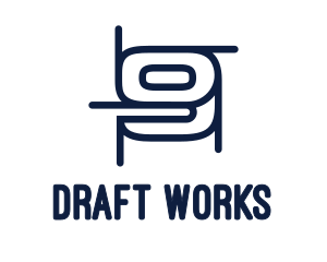 Draft - Draft Number 9 logo design