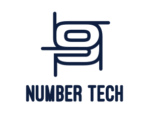 Number - Draft Number 9 logo design