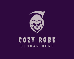 Robe - Scary Grim Reaper logo design