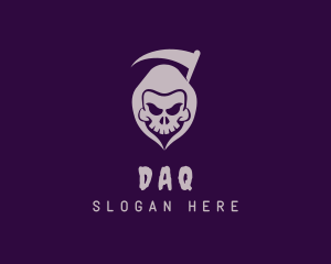 Clan - Scary Grim Reaper logo design