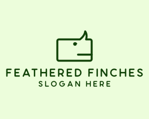 Green Rhino Chat logo design