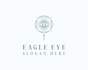 Bohemian Eye Tarot logo design