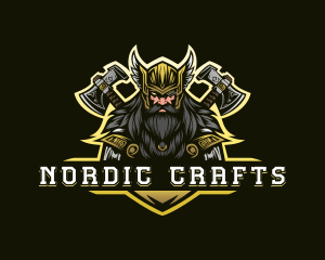 Odin Nordic God logo design