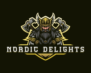 Odin Nordic God logo design