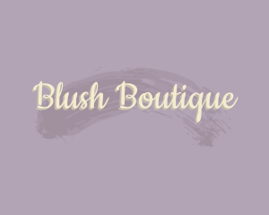 Blush - Classy Feminine Script logo design