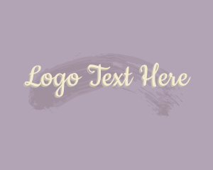 Beauty Vlogger - Classy Feminine Script logo design