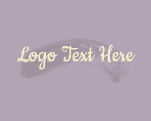 Classy Feminine Script Logo