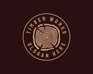 Timber - Hipster Timber Wood logo design