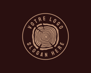 Native - Hipster Timber Wood logo design